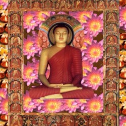 Bouddha en méditation.dim.92x65 .prix.1100€ 