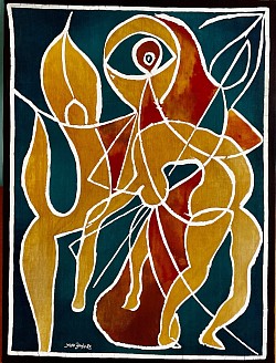 Créations Batiks /année 1997/ dimension /105x90 /prix 1900€