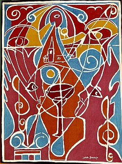 Créations Batiks 105x90 /année 1997/prix 1900€