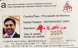 Artiste professionnel Aiap Unesco Monaco